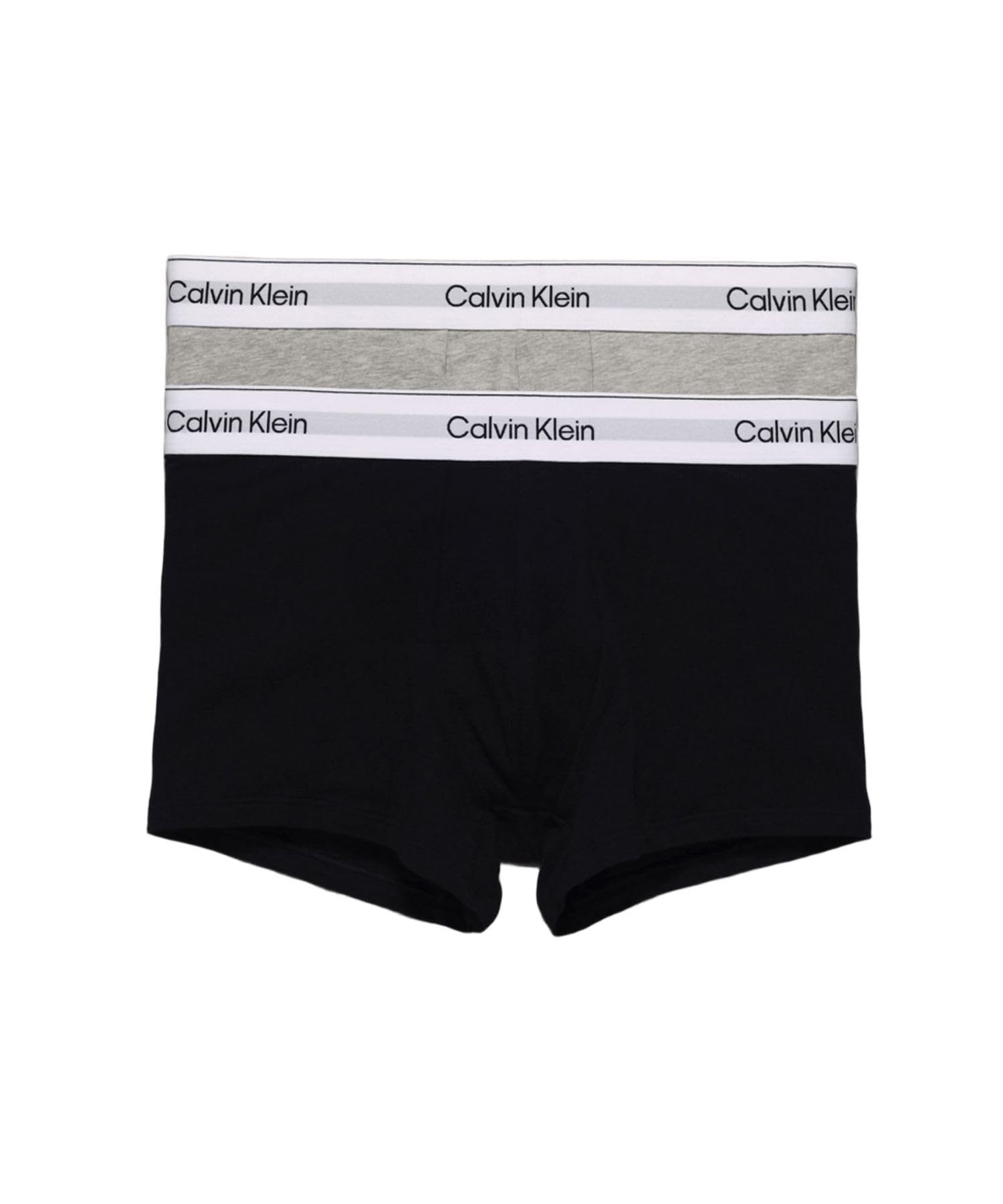 [カルバン クラはたご屋] 2枚風呂敷き包み Icon Cotton Stretch ボクサーズボン下 NB4391 M GRYHTHRBLCKUJH レディースファッション-その他