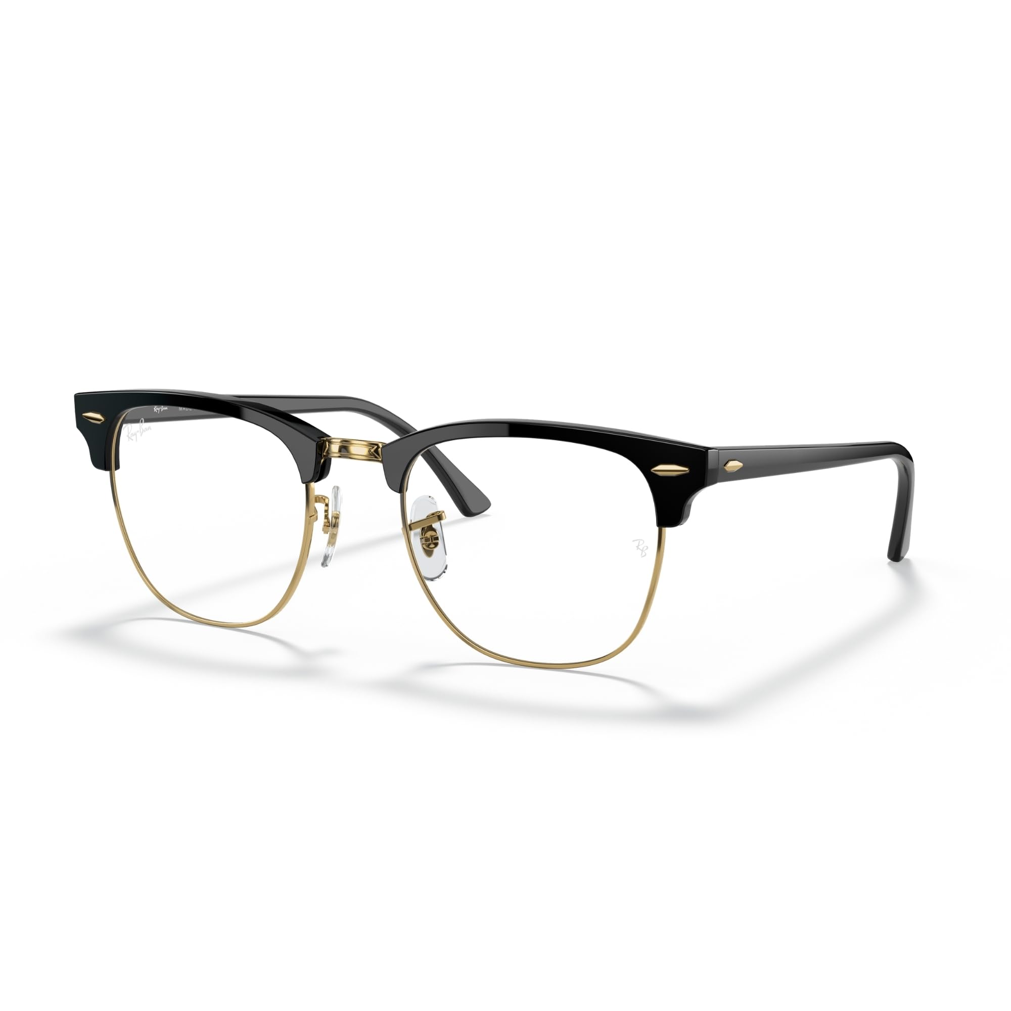 Ray-Ban (レイバン) 黒眼鏡 RB3016 EVERGLASSES SHINY BLACK WITH CLEAR/BLUE LIGHT FILTER その他-レディースファッション