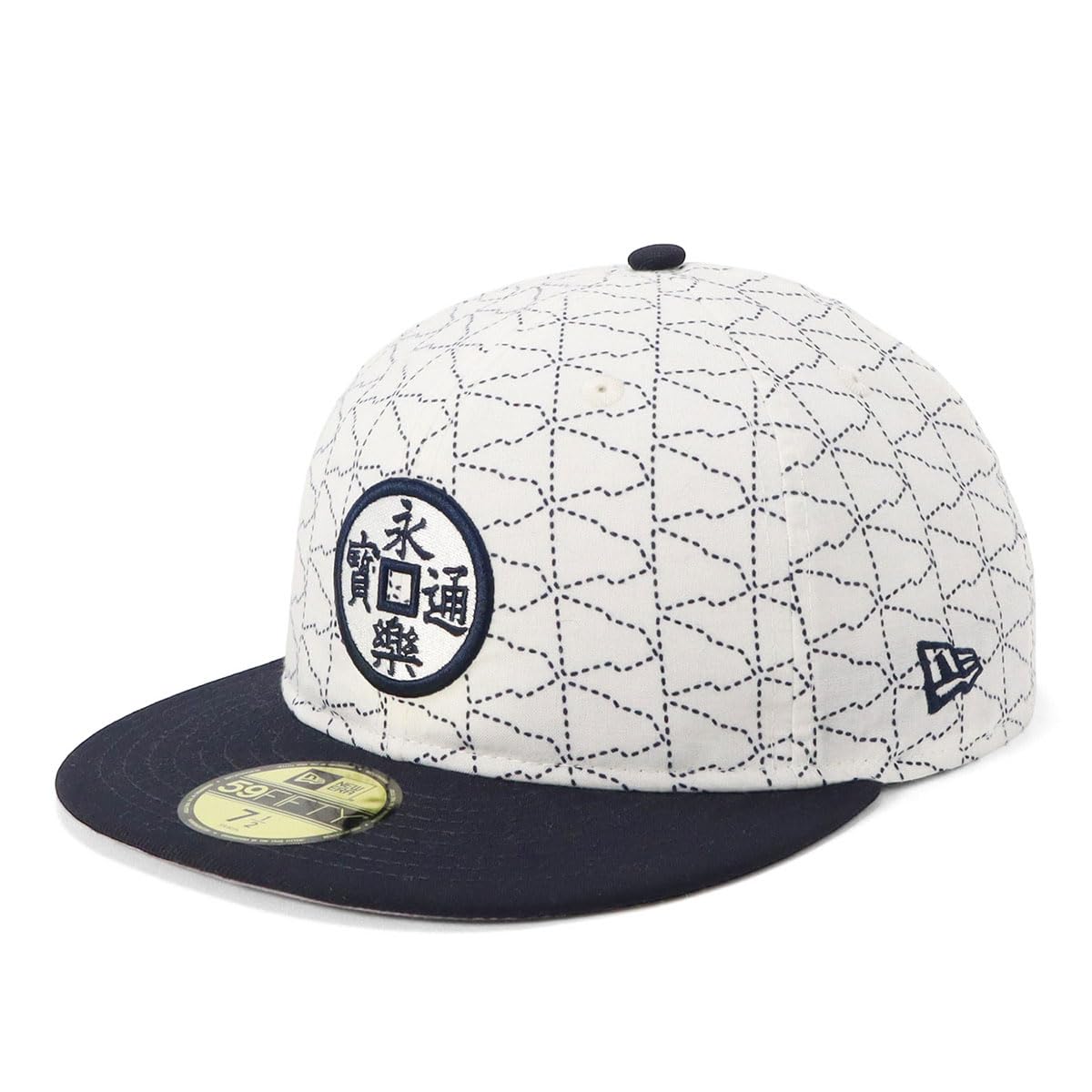 [ニュー内鰓] 旗がしら 59FIFTY_SB クローム白いこと/米国海軍 7 1/4 5950SB EIRAKUYA CRM NVY その他-レディースファッション