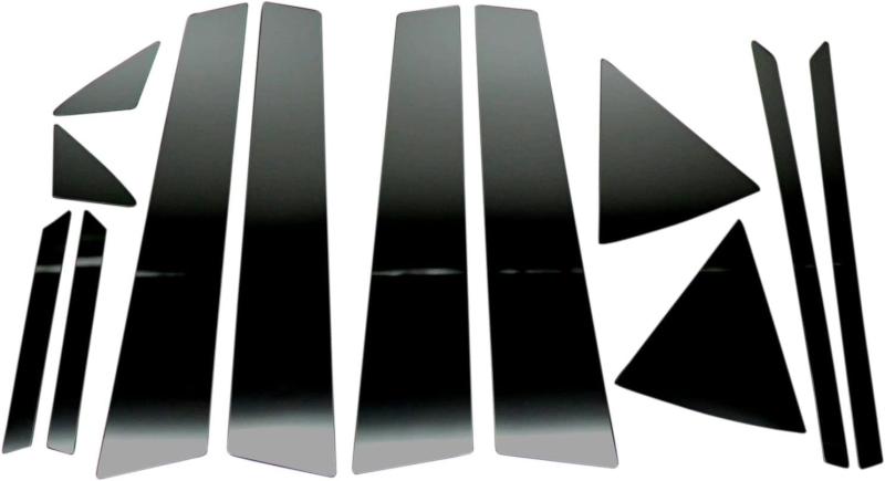 BRIGHTZ NX200t AGZ10 AGZ15 超鏡面ステンレスブラックメッキピラーパネル 12PC バイザー無用 【 PIL&minus;BLA&minus;376 】 AGZ Z10 Z15 10 15 NX200 NX X200 200 LEXUS｜こくばんストア