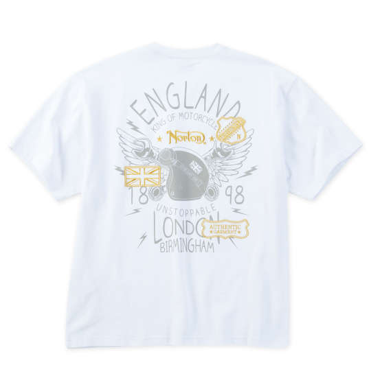 大きいサイズ メンズ Norton 天竺 半袖 Tシャツ ホワイト 1278-5503-1 3L 4L 5L 6L 8L 楽天市場】大きいサイズ メンズ Norton 天竺 半袖 Tシャツ ホワイト