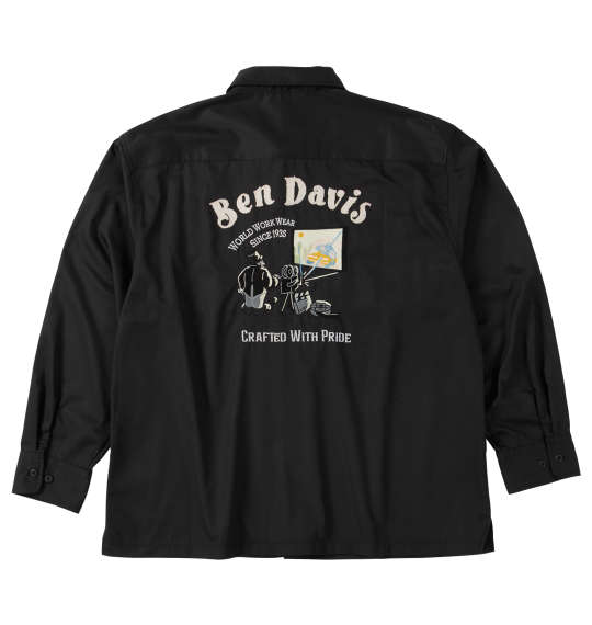 楽天市場】【新商品】BEN DAVIS 大きいサイズ メンズ 刺繍ツイルワーク