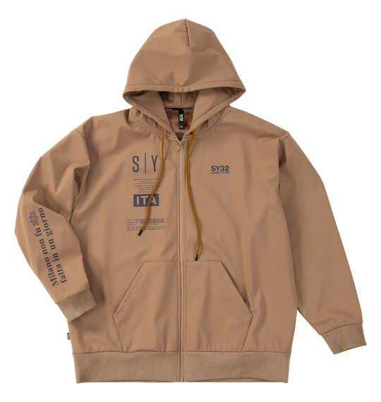 大きいサイズ★メンズ SY32 by SWEET YEARS3レイヤーフリースライニングフルジップパーカー 21,450円
