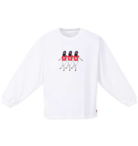 大きいサイズ★メンズ FUN for modemdesignbuddy-buddy ojisan長袖Tシャツ