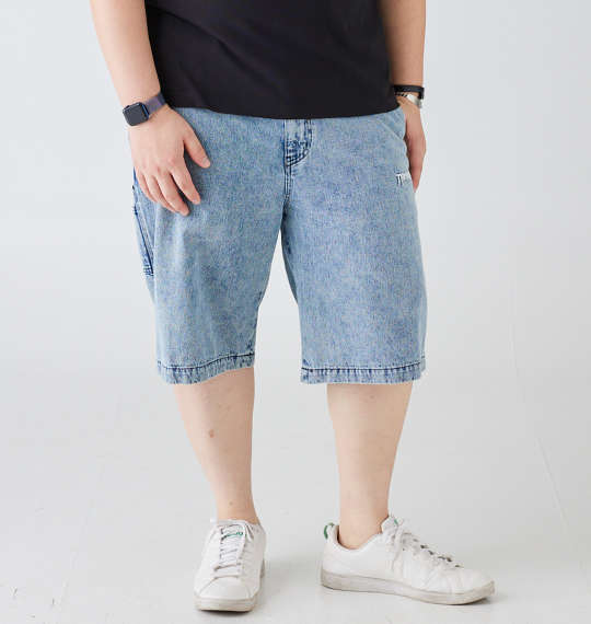 大きいサイズ★メンズ THRASHERデニムペインターハーフパンツ|大きいサイズ専門店 KOKUBO