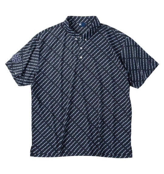大きいサイズ★メンズ FILA GOLFECOディンブルメッシュロゴプリント半袖シャツ