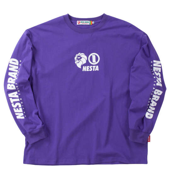 大きいサイズ メンズ NESTA BRAND 天竺 長袖 Tシャツ パープル 1278-4365-1 3L 4L 5L 6L 8L 楽天市場】大きいサイズ メンズ NESTA BRAND 天竺 長袖 Tシャツ