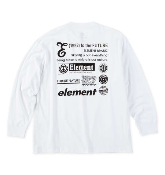 楽天市場】【新商品】ELEMENT 大きいサイズ メンズ NUMBER長袖Tシャツ