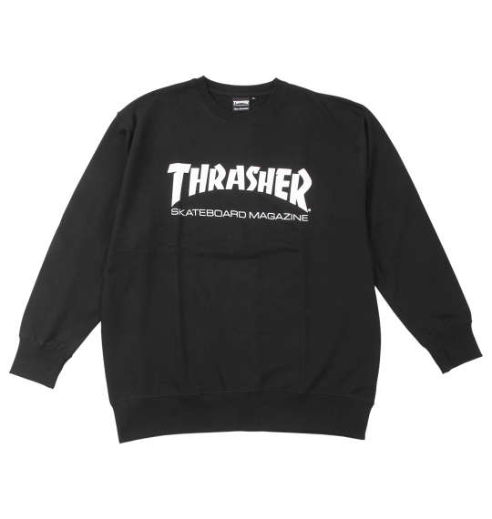 大きいサイズ★メンズ THRASHERMAG LOGOクルートレーナー｜大きいサイズ専門店　KOKUBO