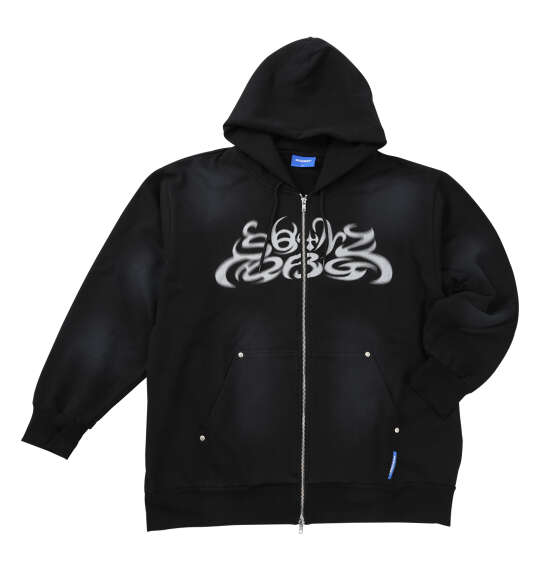 大きいサイズ★メンズ SEQUENZパウダースプレーブリーチ加工フルジップパーカー｜大きいサイズ専門店　KOKUBO