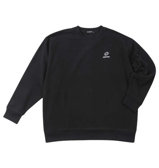 大きいサイズ★メンズ LOTTOメッシュ起毛裏フリースクルートレーナー