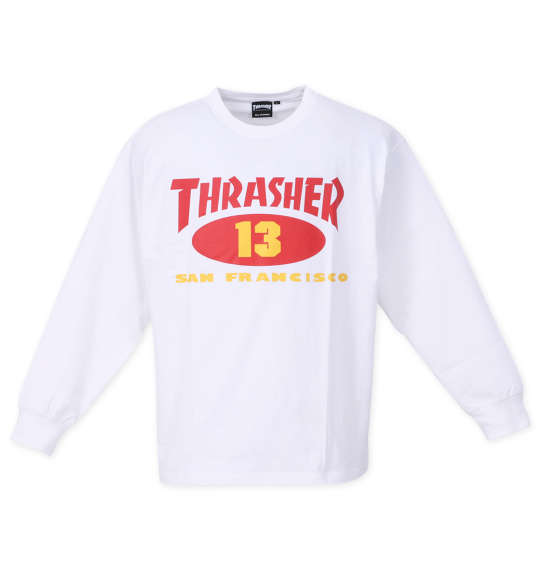 大きいサイズ★メンズ THRASHEROLD OVAL13長袖Tシャツ