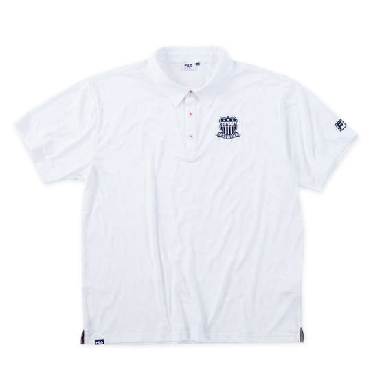 大きいサイズ★メンズ FILA GOLFメッシュカモフラジャガード半袖シャツ