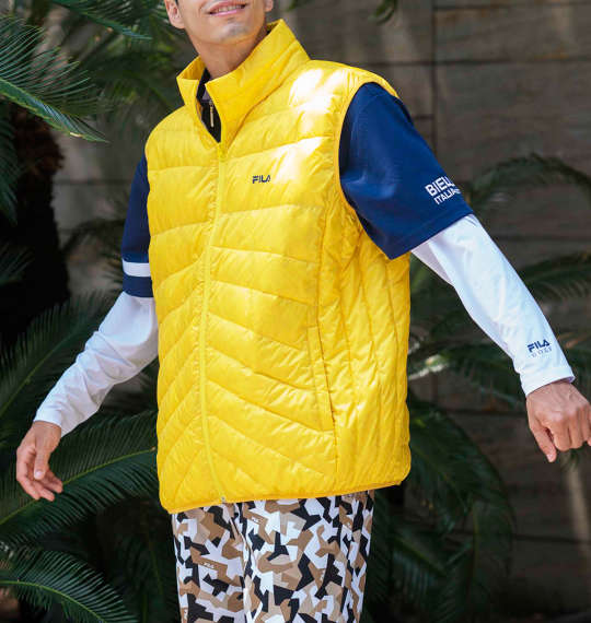 大きいサイズ★メンズ FILA GOLFハイブリットダウンベスト｜メンズスーツＫＯＫＵＢＯ