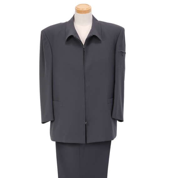 大きいサイズ メンズ ジップデザインスーツ キングサイズ 大きいサイズ メンズ 3L 4L 5L 6L