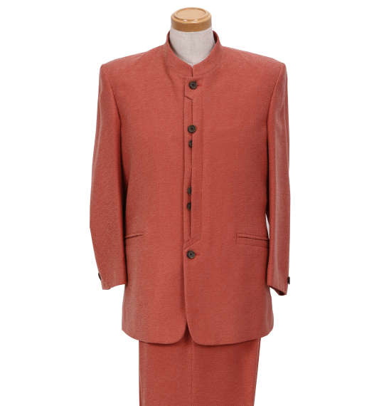 【大きいサイズ】【メンズ】 マオカラースーツ オレンジ 1122-5351-4 [2L･3L･4L･5L] 楽天市場】大きいサイズ メンズ マオカラースーツ オレンジ 1122-5351