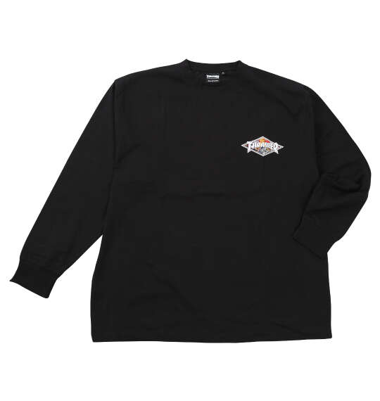 大きいサイズ★メンズ THRASHERDiamond Logo長袖Tシャツ