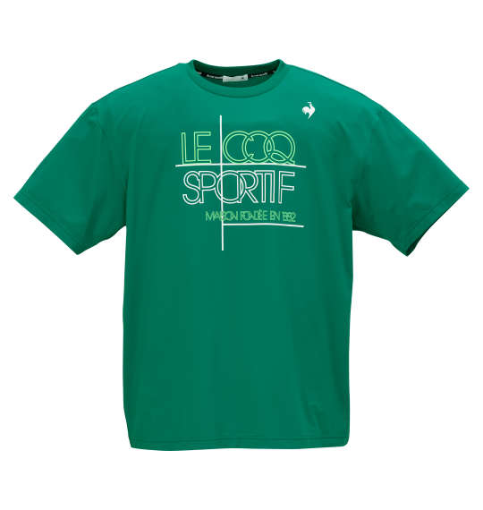 大きいサイズ★メンズ LE COQ SPORTIF接触冷感ストレッチグラフィック半袖Tシャツ