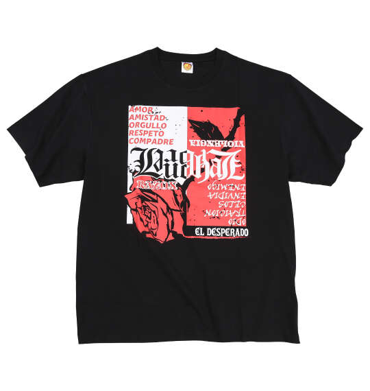 大きいサイズ★メンズ 新日本プロレスエル・デスペラード「FACTOR」半袖Tシャツ