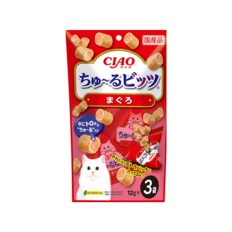 いなば CIAO チャオ ちゅ~るビッツ まぐろ 36g×48袋セット|うちの子ショップ