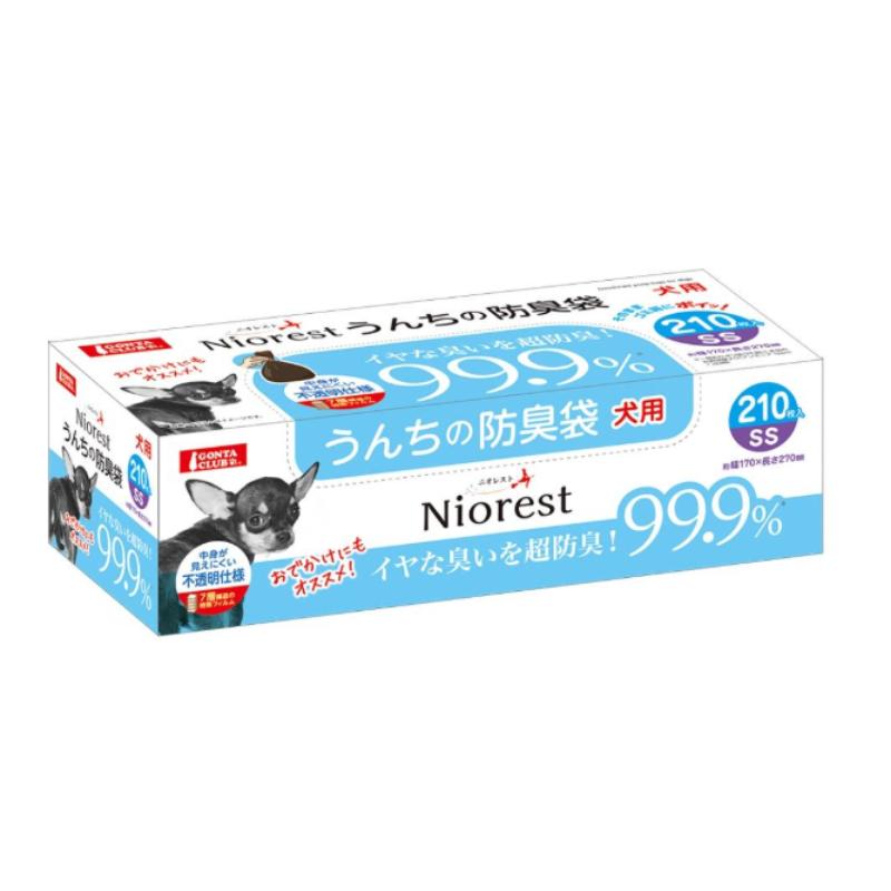 マルカン ニオレスト うんちの防臭袋 SS 210枚 犬用 12個セット|うちの子ショップ