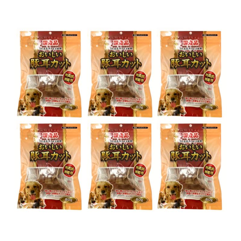 国産 おいしい豚耳とり捨てる 80g×42袋仕掛ける ドッグフード 犬用お兄ちゃん ジャー手がかり 国産 無つけ加える 多頭飼い