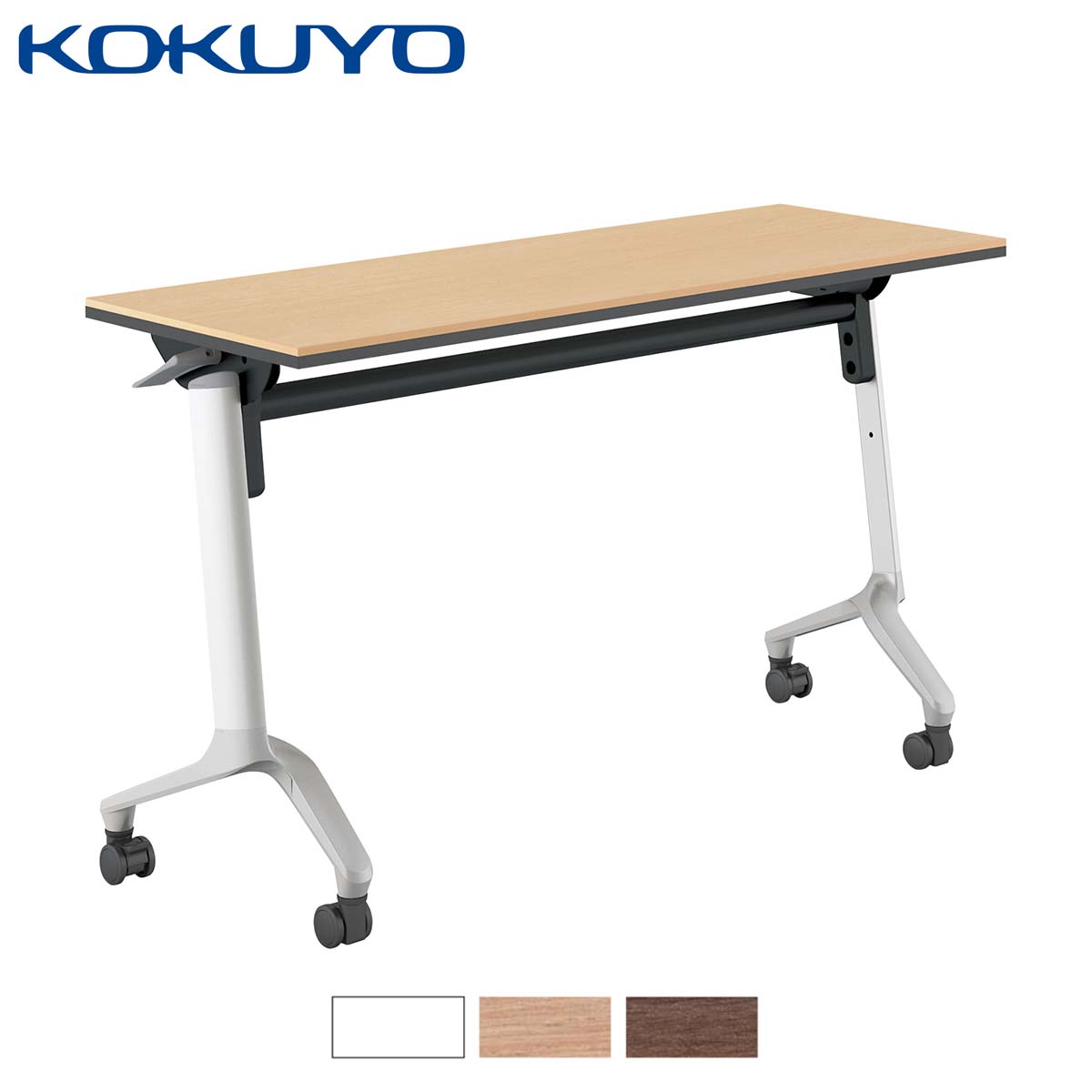 コクヨ ミーティングテーブル 会議用テーブル Confest コンフェスト Kt 1304l フラップテーブル シンプル パネルなし 棚なし W1 D45cm Psicologosancora Es