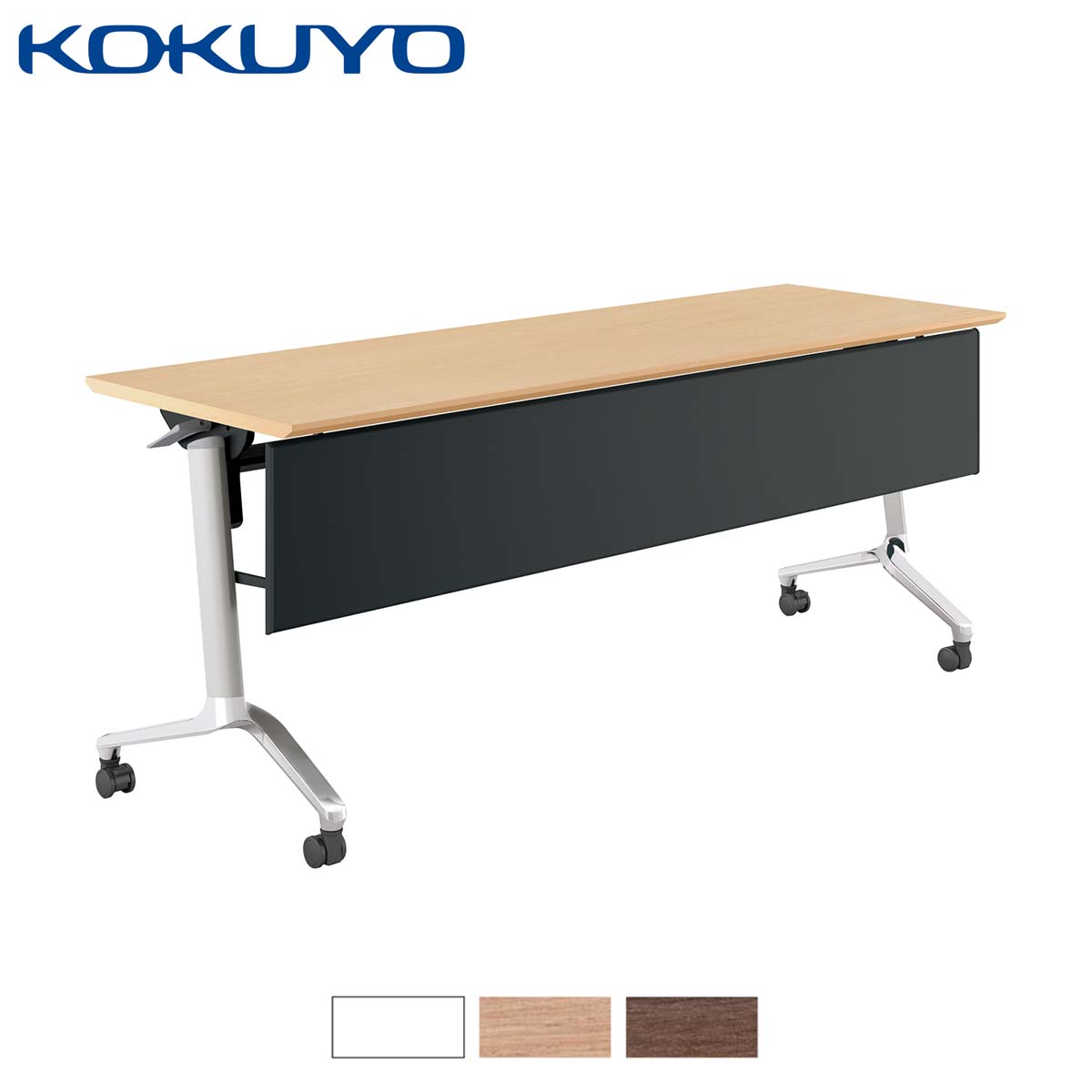 コクヨ ミーティングテーブル 会議用テーブル Confest コンフェスト Kt P1301m フラップテーブル スタンダード パネル付き 棚なし W180 D60cm Butlerchimneys Com