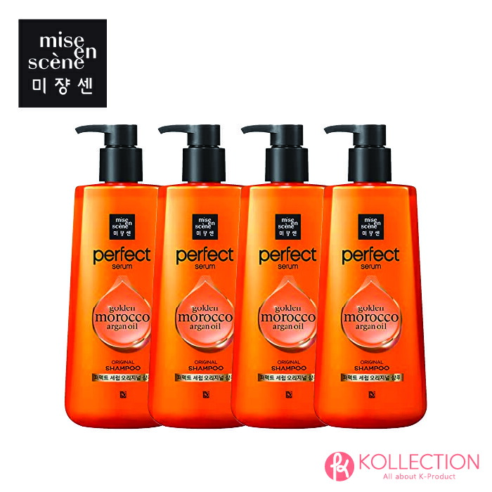 市場 4点セット 680mL×4点 パーフェクト オリジナル Original シャンプー ミジャンセン Serum Shampoo セラム  MISEENSCENE Perfect 送料無料