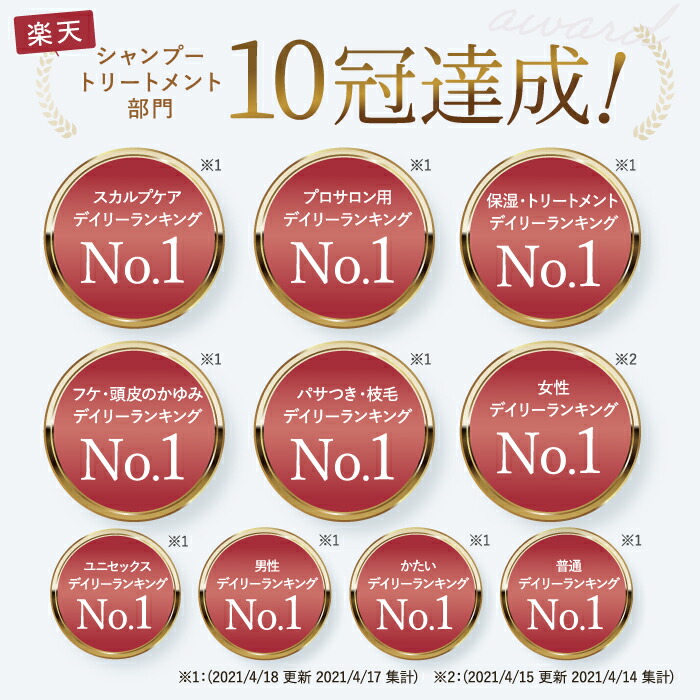 楽天1位10冠】シャンプー & トリートメント セット サロン専売品