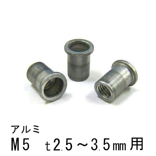 エビナット アルミ Dタイプ M5 1000個 NAD535M ロブテックス