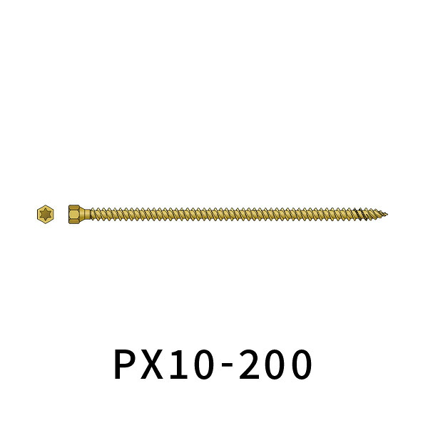シネジック パネリードX L=200mm 【50本&times;1袋】 PX10-200｜あかばね金物