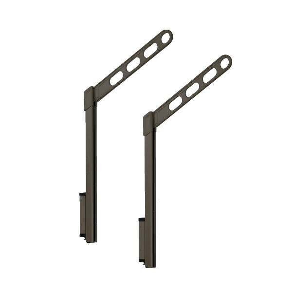 21年最新海外 ベランダ 手すり 壁 バルコニー 物干し金物 物干し 屋外 ホスクリーン 腰壁用 スライド 上下式 ダークブロンズ Ep 55 Db 川口技研 2本単位 当店おすすめ