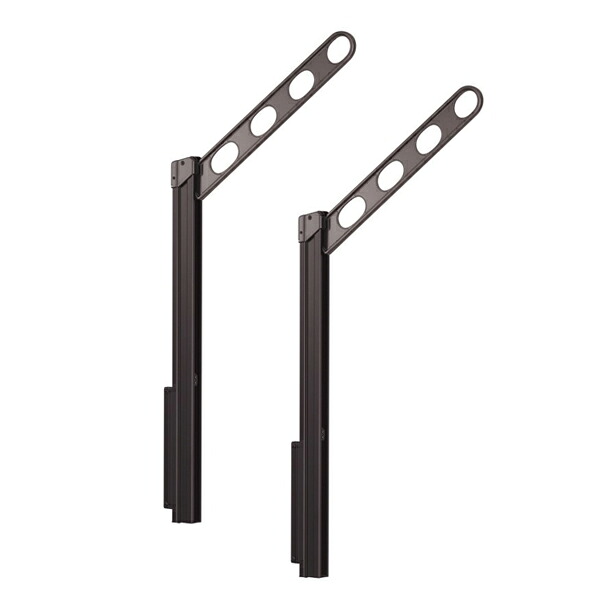 ホスクリーン 腰壁用ポール上下式 ダークブロンズ GP-45-DB 【2本1組】川口技研