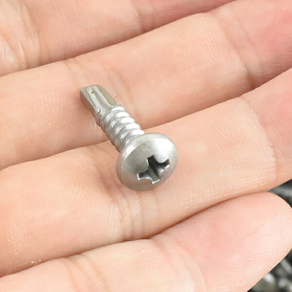 ミヤガワ金属 SPP4819 ステンレス ドリルねじ ナベ 径 5mm 長さ 19mm 【500本】 FRX ドリルねじ