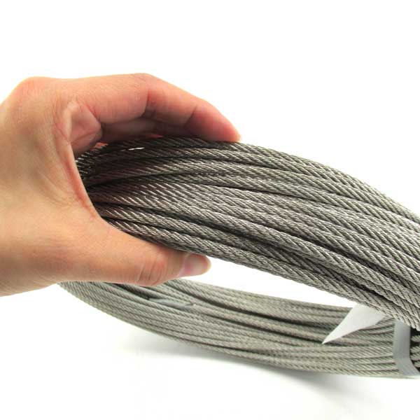数量限定価格!! ステンレス ワイヤー ロープ 径4mm 長さ50m 構成7×7 fucoa.cl