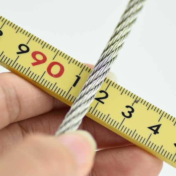 ステンレス-ワイヤーロープ-【7x7】-SUS304-太さ5mm-長さ50M:ニッサンスチール-SUS77-5-50|建築金物のこまき5金・あかばね金物