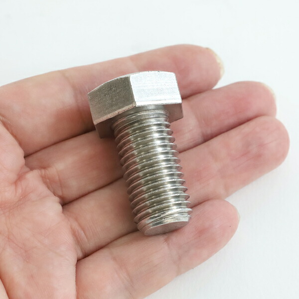 輸入品 ステンレス SUS304 六角ボルト 全ネジ　M16×30mm 全ねじ 50本 SUS_BT_M16_30_BOX