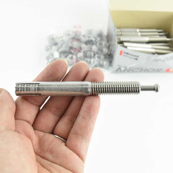 ステンレス鋼 オール船掛かり ねじ径 M12 全長 100粍 SC-1210 サンコーテクノ 【30本ユニット】