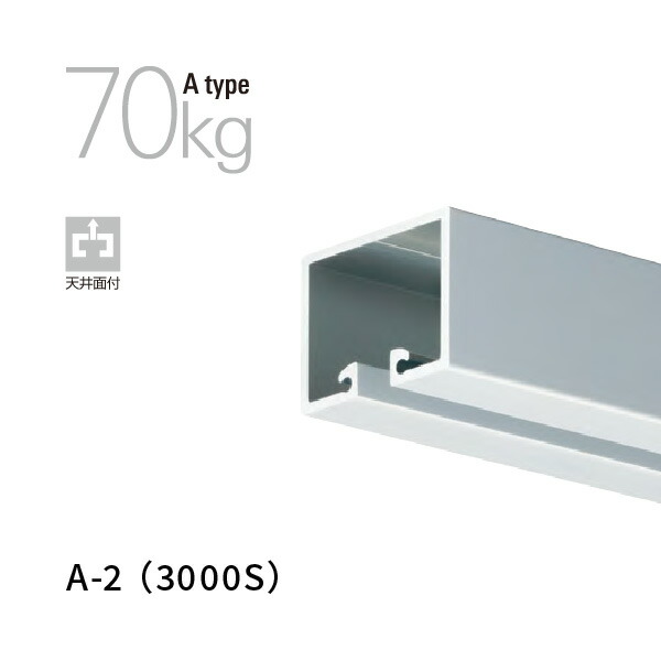 タキヤ コレダーライン ピクチャーレール A-2 推奨荷重70Kg 天井用 後付