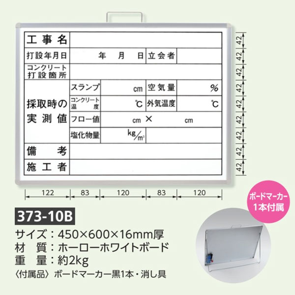 楽天市場 ユニット コンクリート打設 撮影用黒板 白 373 10b あかばね金物