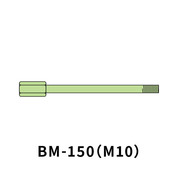 ゼン技研 プレートアンカー用ボルト BM-150(M10) 50個