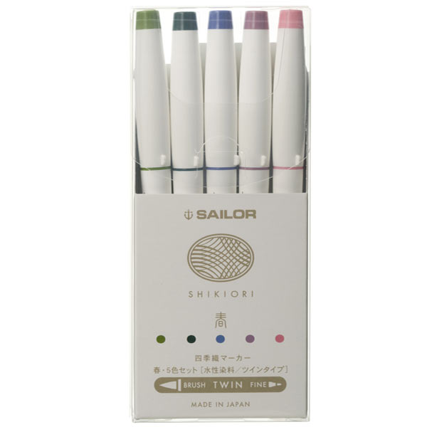 Sailor Shikiori Four Seasons Marker Set - Spring