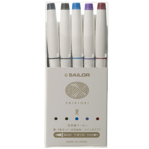 Sailor Shikiori Four Seasons Marker Set - Summer