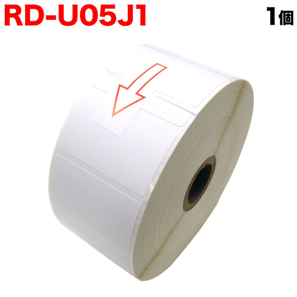 楽天市場】ブラザー用 RDロール プレカット紙ラベル (感熱紙) RD-U07J1 