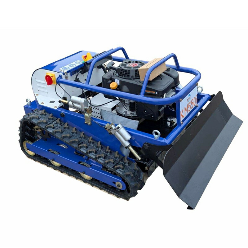 ラジコン草刈機KM550i 排土板付き添い人 9意気込み ブラシレスモーター スパイダー 刈幅550粍 刈高合わせる 布教活動式刈刃 発動機保護すること