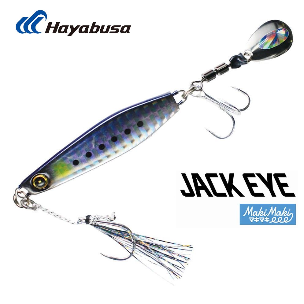 楽天市場 メール便可 ハヤブサ ジャックアイ マキマキ 30g Fs417 米源釣具店 楽天市場店