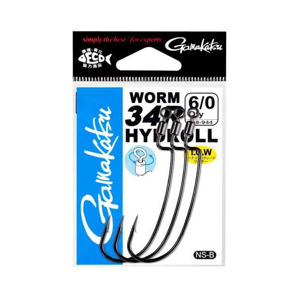 【楽天市場】【4/18ポイント5倍】【メール便可】がまかつ ワーム34R HYDROLL 68-944：米源釣具店 楽天市場店