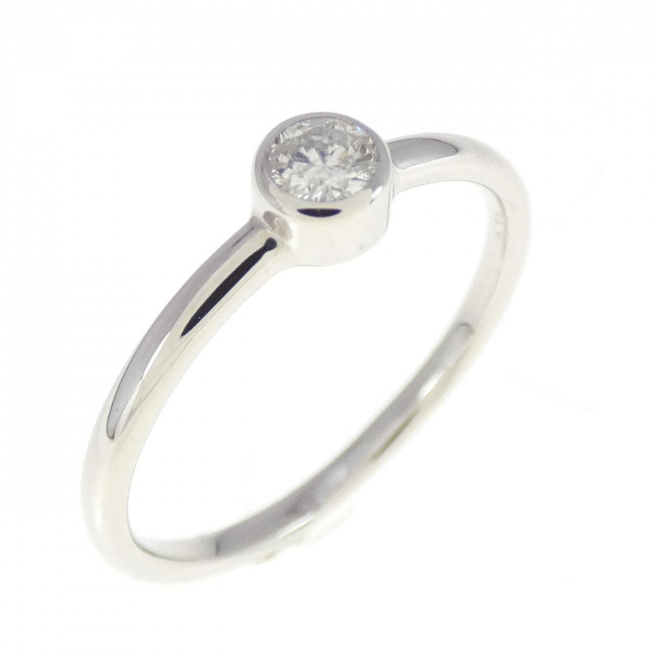 【KOMEHYO】 【リメイク】PT ダイヤモンド リング 0.10CT【中古】 【コメ兵】