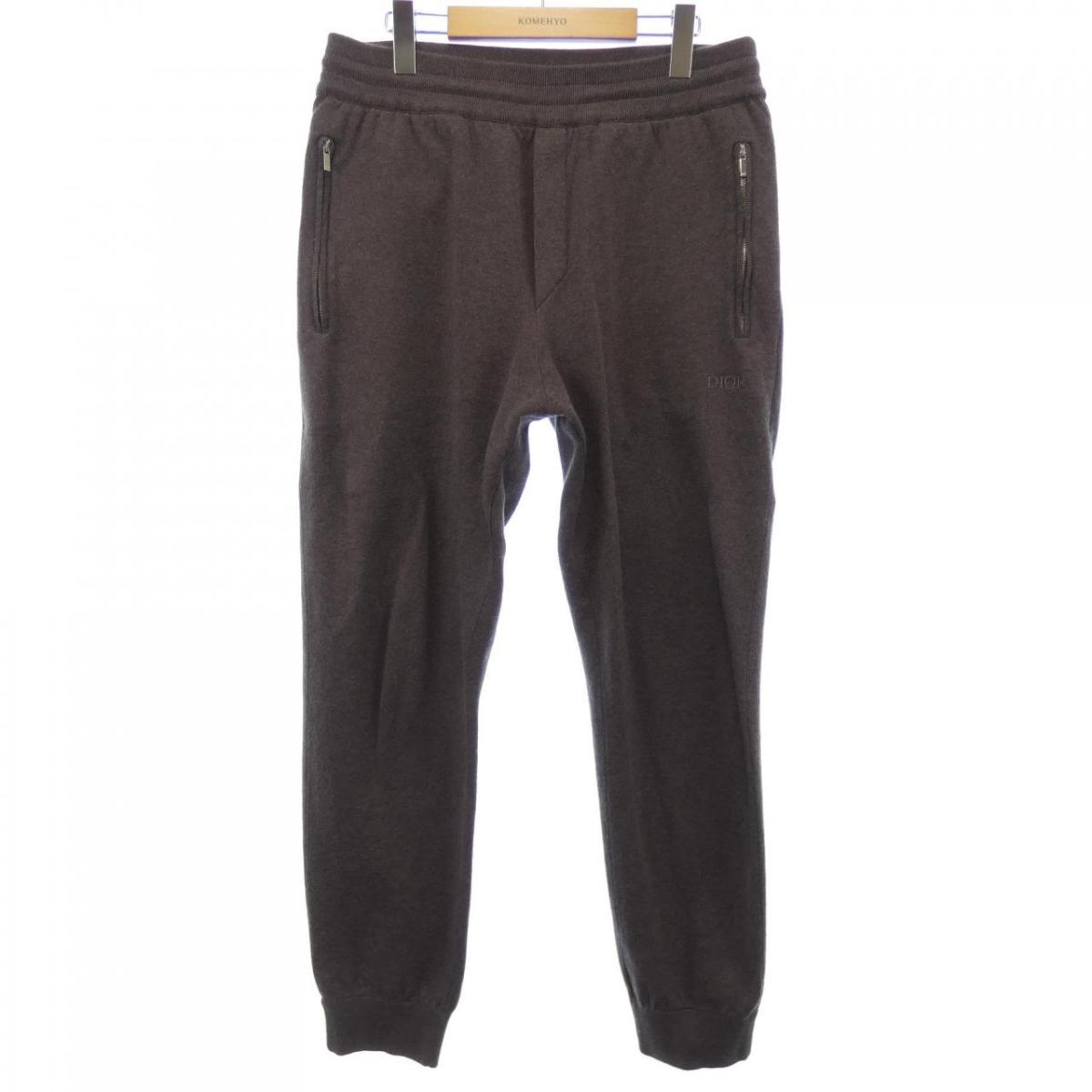 Dior HOMME イタリア製 センタープレス パンツ 50　カシミア混 美品 レア品 2008年クリス期 Dior HOMME ディオールオム ラメ